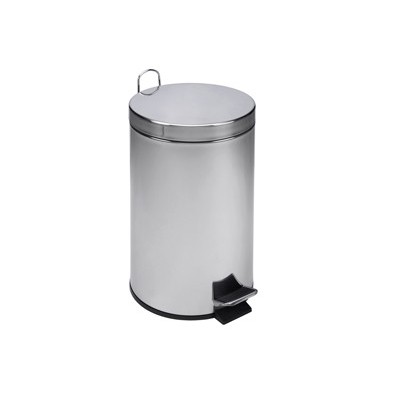 Pattumiera 12Lt a pedale in acciaio inox