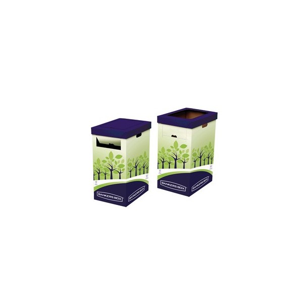 Cestino riciclo alto 31,5x60,8x42,7cm Fellowes - Conf da 2 pz.