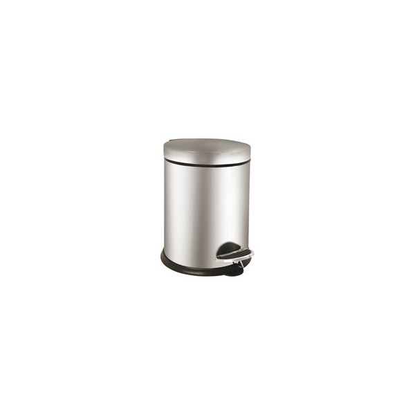 Pattumiera a pedale Bin Basic 3L in acciaio inox