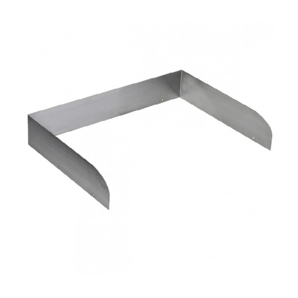 00555 GUIDA FERMAVASSOI  INOX SATINATO