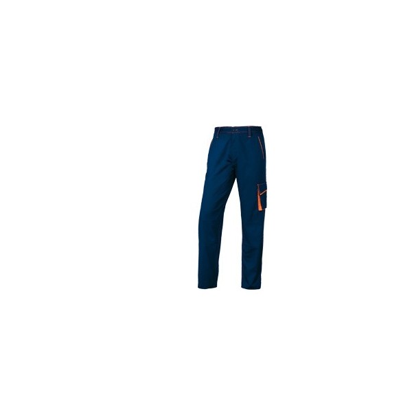 PANTALONE da LAVORO M6PAN blu/arancio Tg. XL PANOSTYLE