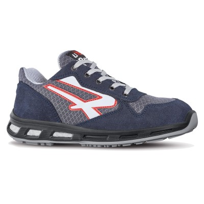 SCARPA BASSA ACTIVE PELLE SCAMOSCIATA BLU TG.40