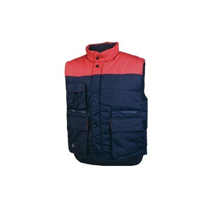 GILET IMBOTTITO Sierra Tg. L blu/rosso