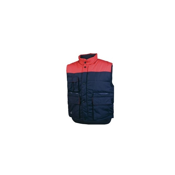 GILET IMBOTTITO Sierra Tg. XL blu/rosso
