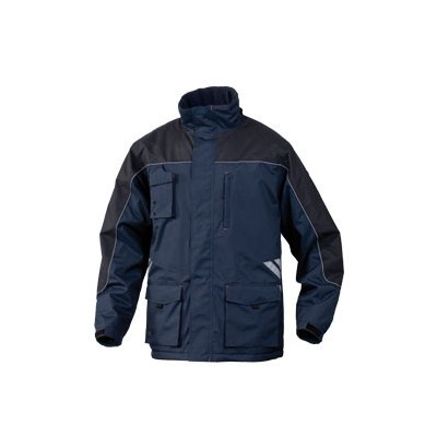 PARKA IMBOTTITO Finnmark Tg. L blu/nero
