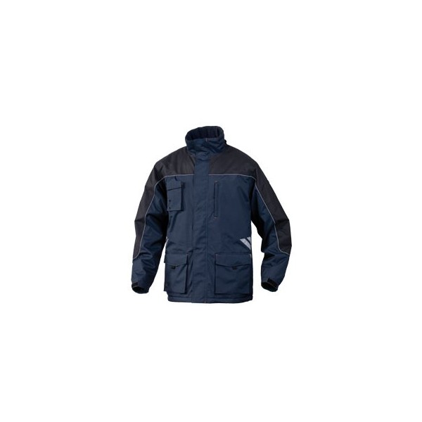 PARKA IMBOTTITO Finnmark Tg. L blu/nero