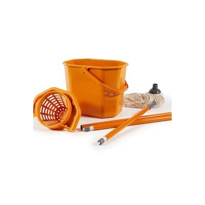 KIT PAVIMENTI (SECCHIOSTRIZZA+MOP+MANICO130cm) Perfetto