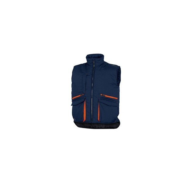 Gilet imbottito Sierra 2 Tg. XL blu/arancio