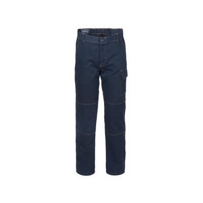 PANTALONE SERIO PLUS+    100% COTONE BLU TG.L
