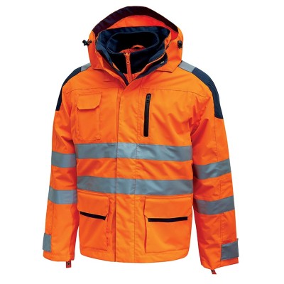 GIACCA BACKER ANTIPIOGGIAIMPERM.ARANCIONE TG.XL